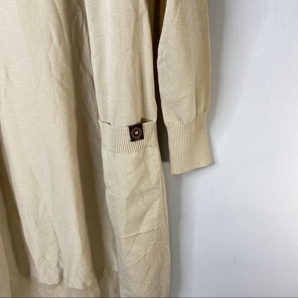 4 Funky Flavours Long Belted Cardigan Size S NWT - Picture 7 of 13